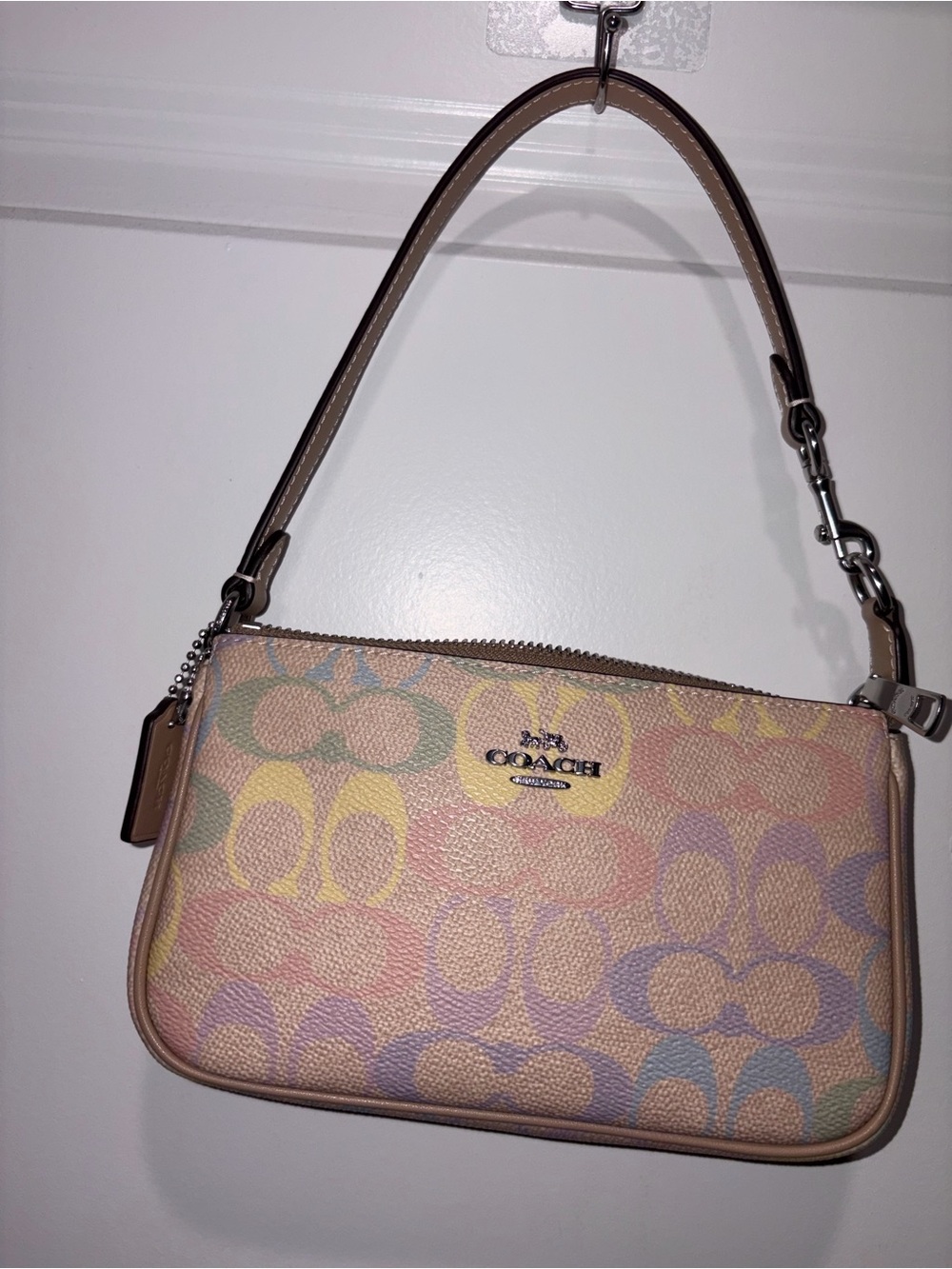 Coach Nolita 19 In Rainbow Signature Canvas